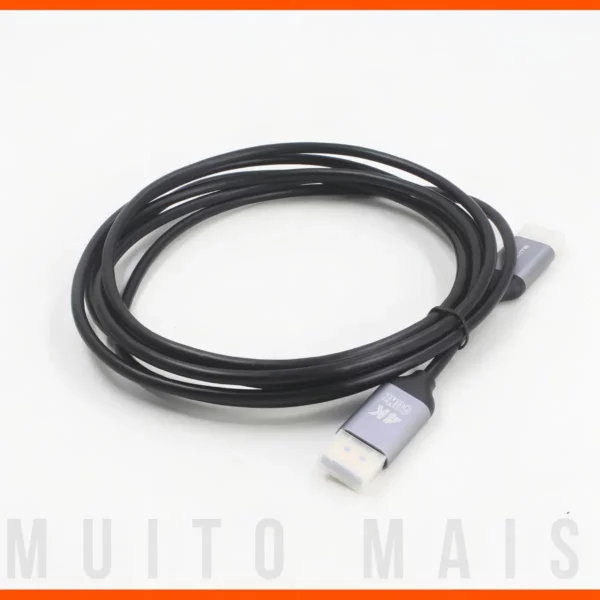 Cabo Displayport 1.2 Ultra Hd 4k - Imagem 3