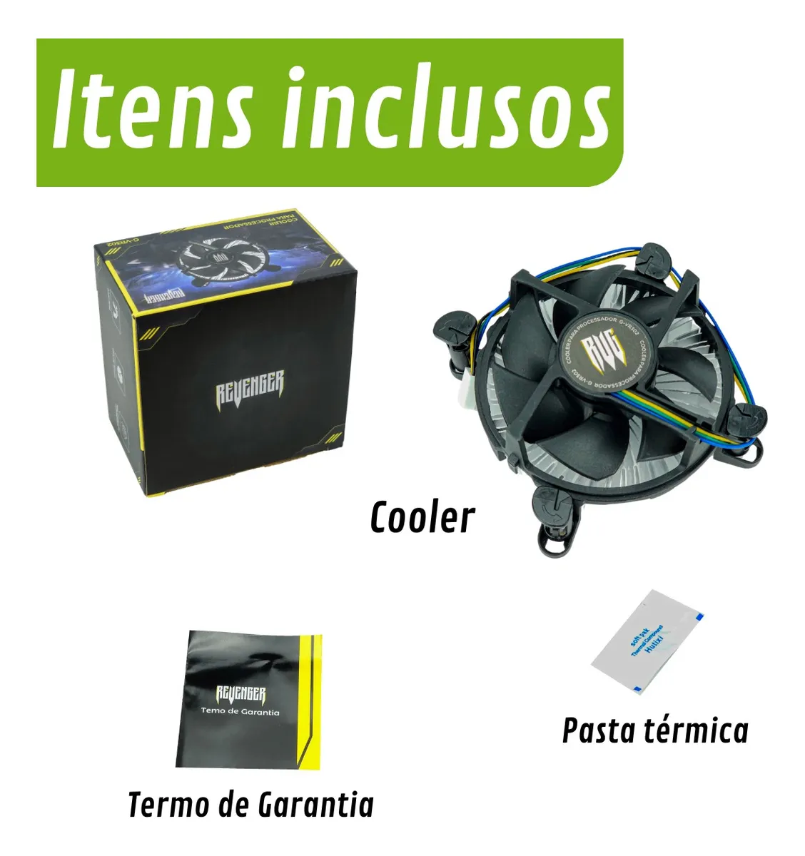 Cooler Silencioso Para Cpu Intel - Imagem 8