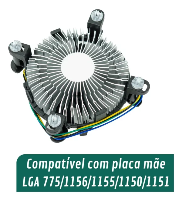 Cooler Silencioso Para Cpu Intel - Imagem 3
