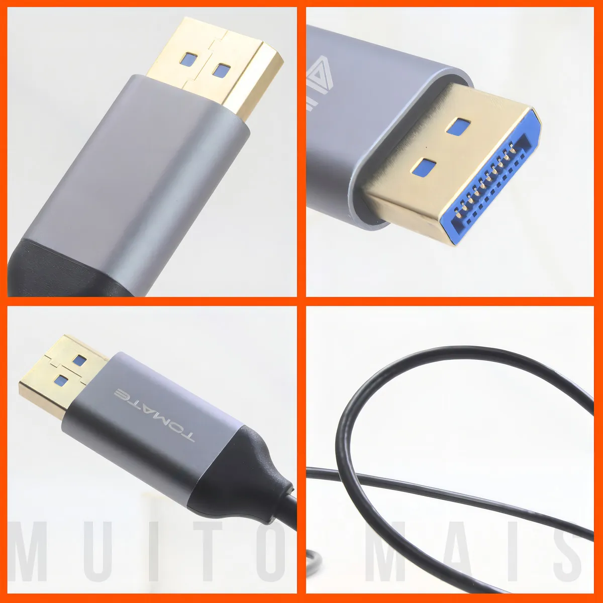 Cabo Displayport 1.2 Ultra Hd 4k - Imagem 4