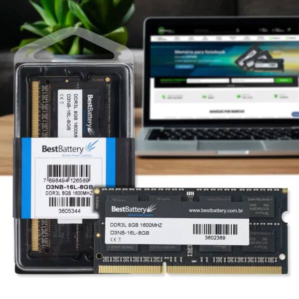 Memória DDR3L 8gb para notebook 1600mhz - Imagem 3