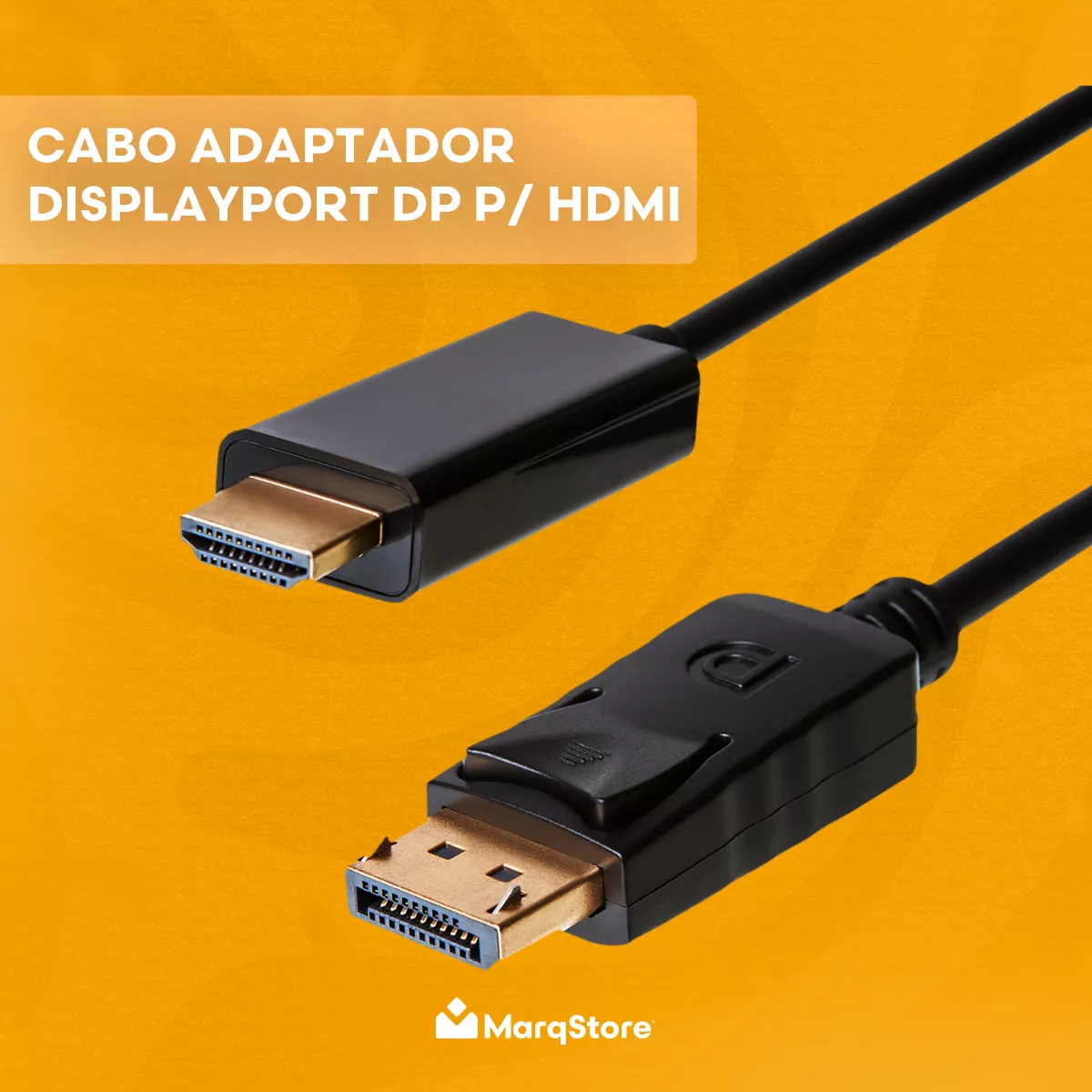 Cabo adaptador Displayport Dp para Hdmi 4k 1,8m Metros - Imagem 5
