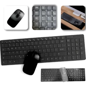 Kit Teclado E Mouse Wireless Sem Fio Ultra Slim 2.4ghz