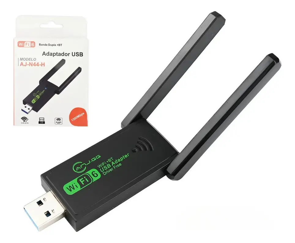 Adaptador Usb Wi-fi 6  Com Antenas - Imagem 5