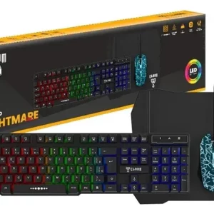 Combo Teclado e Mouse +MousePad Nightmare
