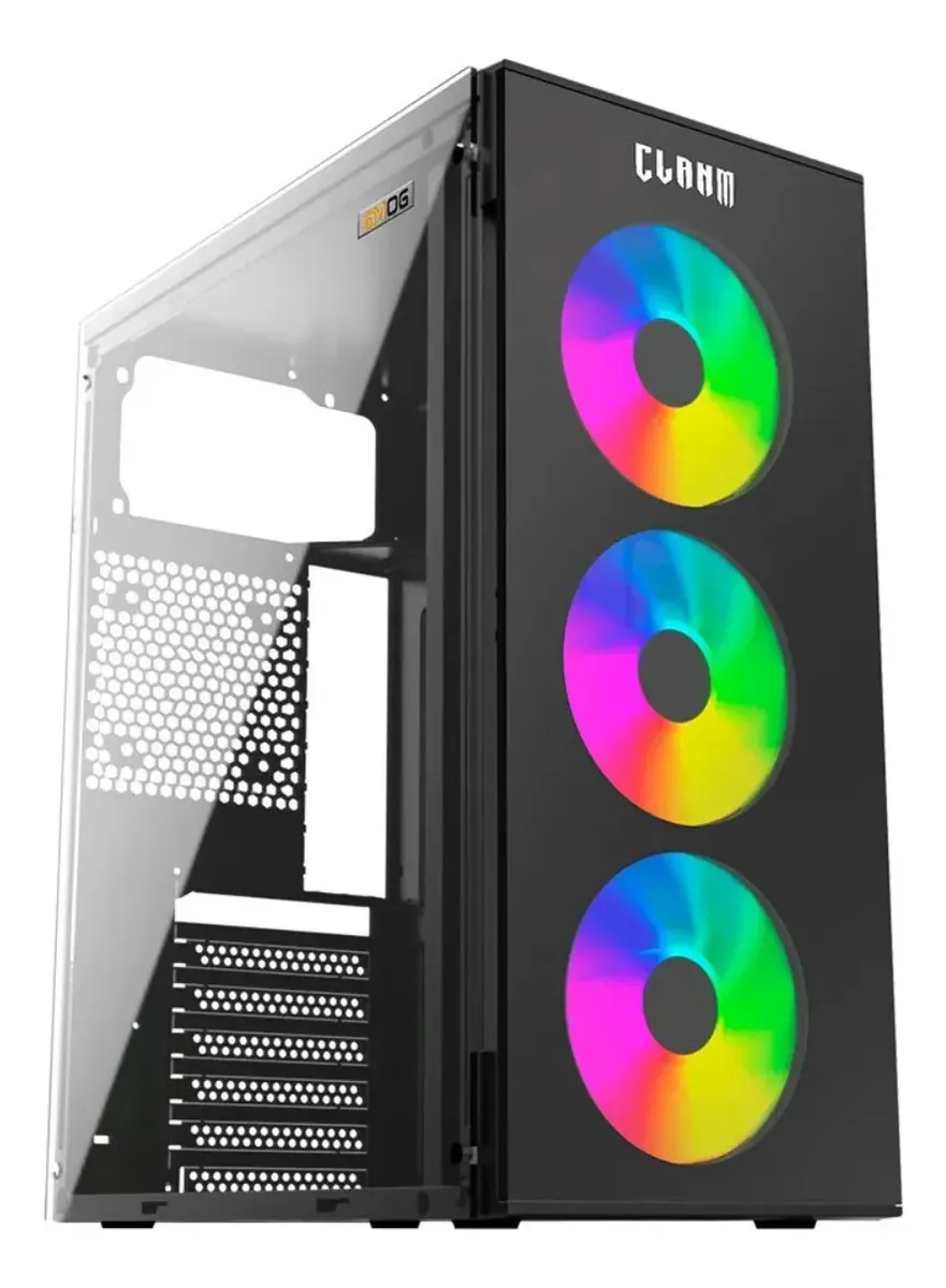 Gabinete Pc Gamer Led Vidro 3fans Rgb
