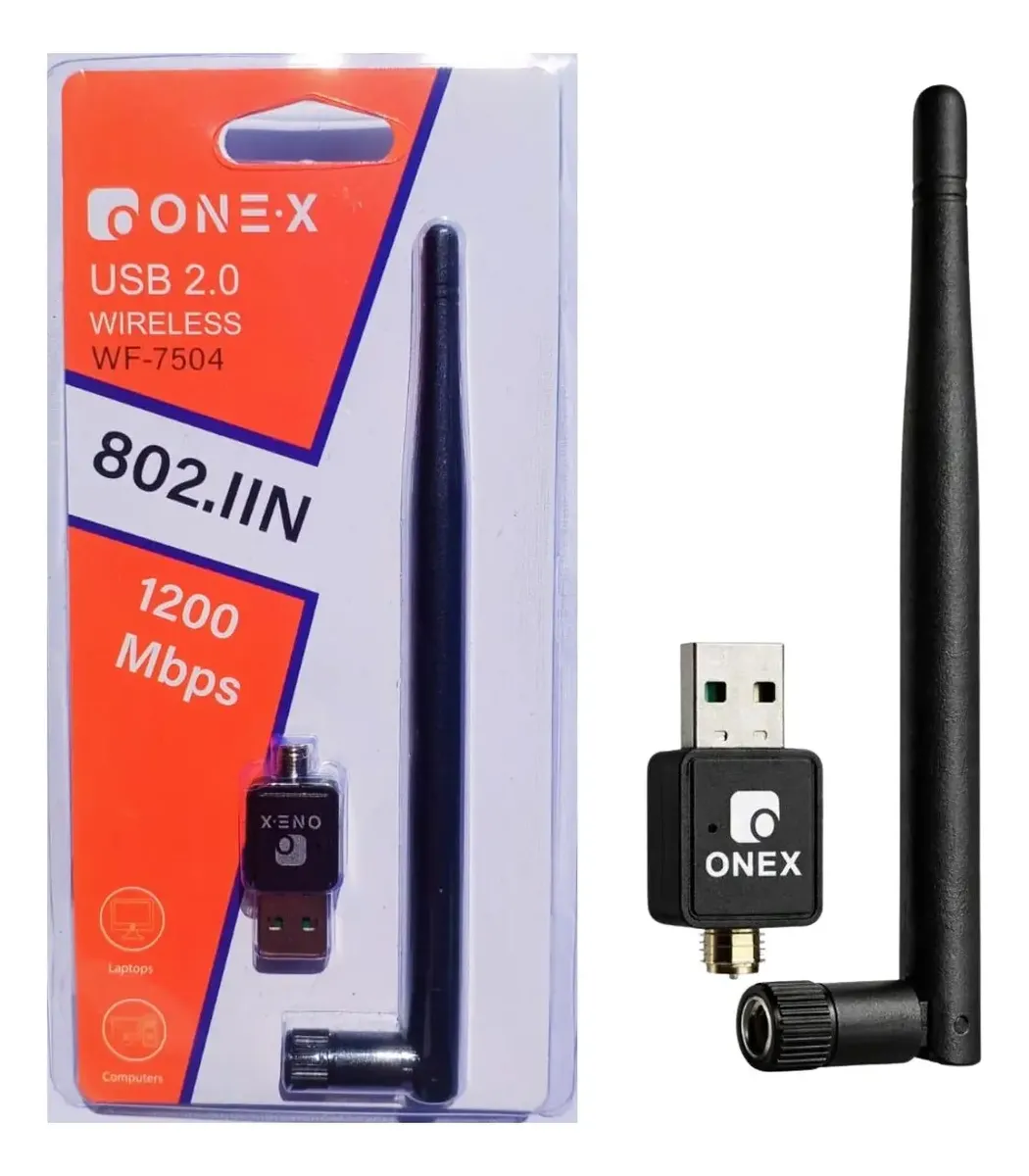 Adaptador Usb 2.0 Antena Wi-Fi